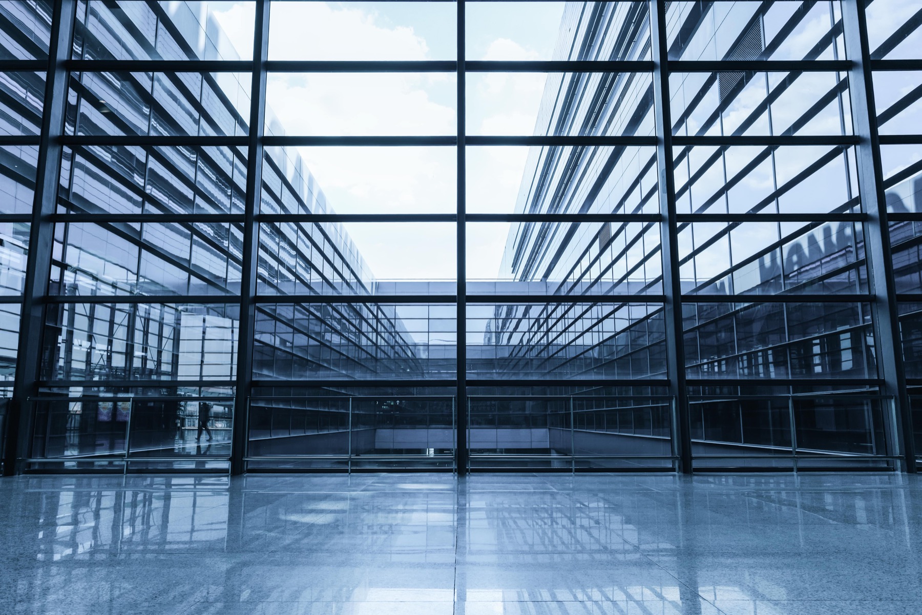 Glass facade and metal framing reference for Singapore metal and glass works